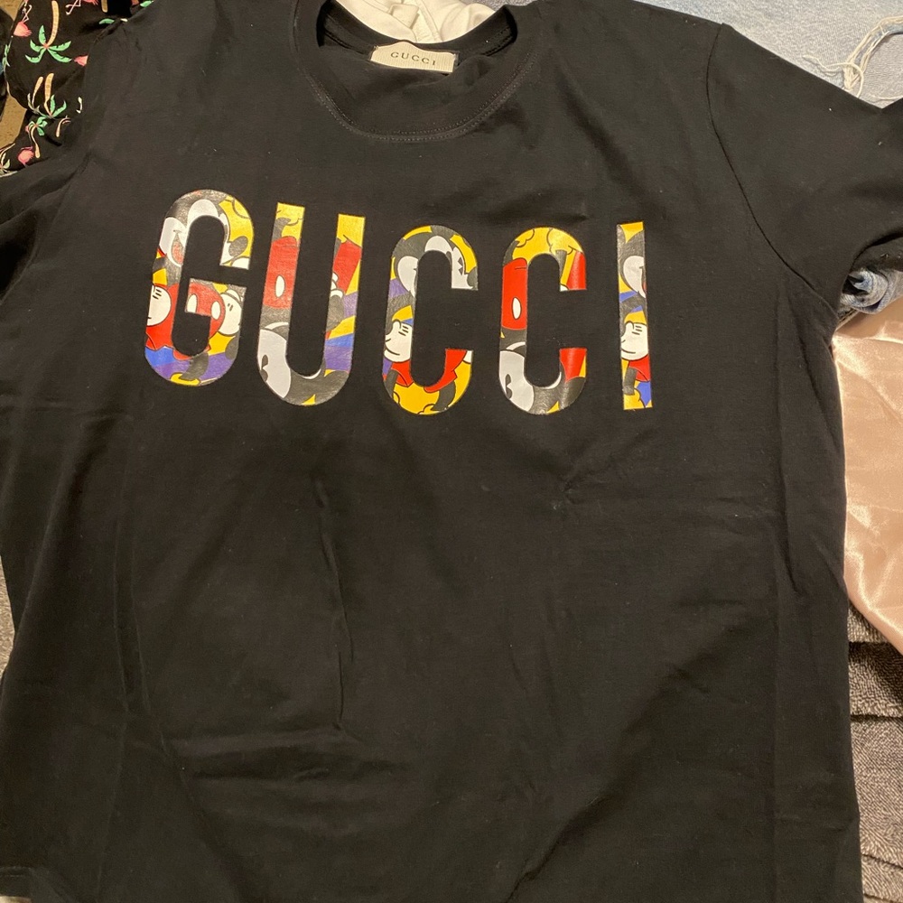 Gucci Black Graphic T-Shirt
